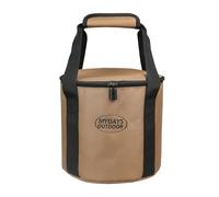 Organizador de Camping | de Almacenamiento portátil con Cremallera - Juego de Cocina de Viaje, Cubo Multifuncional con Cremallera, Bolsillo para ollas y Barbacoa portátil, Pequeño., Ver
