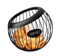 Organizador De Cápsulas Café - Soporte De Cápsulas, Cesta Metálica Cocina | Gran Capacidad Para Almacenar Cápsula En Encimera Armario Máquina Hogar Oficina, Accesorio Práctico Para Baristas