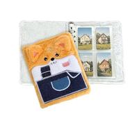 Organizador De Carpeta Para Stickers - Diario A5 de Peluche con Forma de Perro con 30 Hojas - Porta Pegatinas De Temática Animal | Para Niños Y Adultos: Coleccionar Tarjetas, Fotos, Recortes Y Viajes