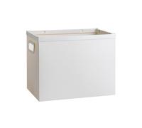 Organizador de carpetas de archivos, caja de almacenamiento y archivado, caja de almacenamiento de plegable con para organizador de documentos, revistas y libros de archivos