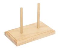 Organizador de Carretes de Hilo de Madera Natural, Soporte para Hilos de Coser, Bordado y Acolchado