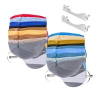 Organizador de casquetas de béisbol, porte-chapeau pour mur - Porte-affiche du chapeau acrylique mural | Hangage de rack à capuchon transparent en 2 pièces avec crochets de rangement pour les femmes