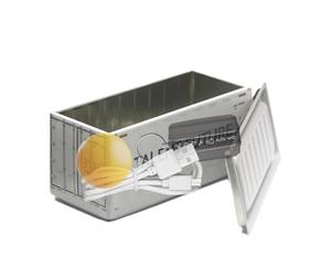 Organizador de ceras, estuches para lápices escolares | Pequeña caja de almacenamiento Elegante estuche y estuche | Caja metálica con tapas, contenedor compacto multiusos para alimentos, m