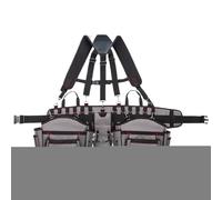 Organizador de chaleco de herramientas, cinturón de carpintero de alta calidad con bolsas ajustables para trabajos de construcción y reparación, marco de arnés de utilidad multibolsillo, eléctrico