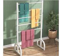 Organizador de Cintas, Expositor Moderno para Bufandas, Expositor metálico Independiente para Pantalones, Bufandas de Seda, Ropa y Papel de Regalo, 80 x 40 x 150 cm