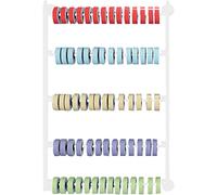 Organizador de cintas para manualidades, soporte para colgar cintas, para pared, para sala de manualidades, moderno soporte para bufandas, expositor vertical de toallas, para armario, cinturón, corb