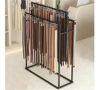 Organizador de Cinturones de Metal con Ganchos para Corbatas, chales y Carteras, solución de Almacenamiento en el Armario para Hombres, Expositor minorista para Dormitorio o Negocio de Ropa~/