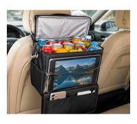 Organizador de Coche con Nevera Portátil 10L | Bolsa Térmica Asiento Trasero 30x13x24 Camping