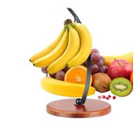 Organizador de cocina con soporte para plátanos y frutas | Soporte de plátano para estante de armario, gancho para auriculares, llaves, joyas, utensilios de hogar, dormitorio