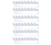 Organizador de collares autoadhesivo de 3/6 piezas, paquete de joyas montado en la pared que ahorra espacio, soporte organizador