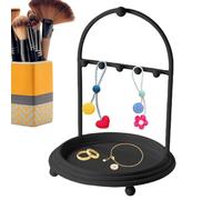 Organizador de collares de joyas, elegante estante de mesa, colgador de tocador para pulseras, pendientes | expositor compacto y elegante para collares, anillos, accesorios, perfecto