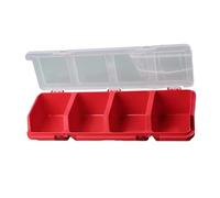 Organizador de compartimentos de piezas de tornillos, caja de píldoras, herramientas, contenedor de herramientas, caja de almacenamiento para tornillos, piezas de hardware pequeñas