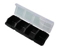 Organizador de compartimentos de piezas de tornillos, caja de píldoras, herramientas, contenedor de herramientas, caja de almacenamiento para garaje, taller