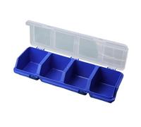 Organizador de compartimentos de piezas de tornillos, caja de píldoras, herramientas, contenedor de herramientas, caja de almacenamiento para garaje, taller