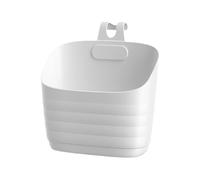 Organizador de contenedores flotantes, contenedor para colgar en la pared, cesta organizadora, contenedor de almacenamiento compacto, diseño de ahorro de espacio con agujero de drenaje, soporte de