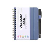 Organizador de contraseñas de bolsillo, material resistente, organizador de direcciones compacto, práctico cuaderno de registro para contraseñas, ideal para uso familiar, libro de registro portátil