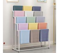 Organizador de corbatas de metal para tiendas minoristas, elegante soporte de hiyab duradero y ahorra espacio, perfecto para comercializar