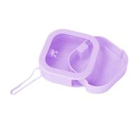 Organizador de corbatas para el pelo, caja dispensadora de algodón transparente para el cabello, contenedores de almacenamiento de corbatas para el pelo, caja organizadora de lazos para el pelo,