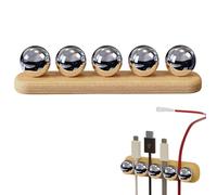 Organizador de cordón - Gestión de cables de oficina en 4 ranuras, portero de cordón | Organizador creativo de cables para mesita de noche, oficina, pared, soporte de cable, organizador de cordón de