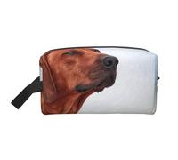 Organizador de cosméticos de Gran Capacidad, Bolsa de Maquillaje de Viaje para Mujer, Perro Rhodesian Ridgeback