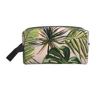 Organizador de cosméticos de Gran Capacidad con diseño Abstracto botánico y Planta de Nube Lunar, Neceser de Viaje para Mujer.