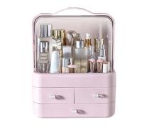 Organizador de cosméticos transparente multiusos para uso eficiente del espacio en hogares y salones de belleza