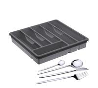 Organizador de cubiertos - Bandeja de almacenamiento, Portacubiertos cubiertos, de cocina duradera, organizador de vajilla multifunción | para cucharas Tenedores Cuchillos Cocina Gabinete Comedor