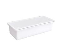 Organizador de cubiertos con tapa, 26 x 12,8 x 7,5 cm, organizador de cubiertos con tapa, bandeja pequeña para cajón de cocina, soporte de compartimento con carcasa dura extraíble, asas para cuchillos