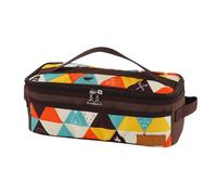 Organizador de Cubiertos para Acampar Cubiertos de Viaje Almacenamiento para Acampada Bolsa de Almacenamiento de Utensilios para Barbacoa, Organizador de Viaje de Cocina de Tela Oxford