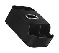 Organizador de cuero para consola central, bandeja para reposabrazos de coche, caja de almacenamiento extra, soporte para pañuelos