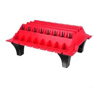 Organizador de culata de motor con diseño de compartimento modular para almacenamiento seguro de componentes internos automotrices