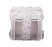 Organizador de cuna, organizador de bolsillos de noche para bebé, bolsas de guardería | Bolsillos apilables multicompartimentos, bolsa de pañales de gran capacidad para el hogar, dormitorio, cama