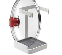 Organizador De De Ollas | Organizador De Metal Multifuncional Con Bandeja De - Soporte Para Al Cocinar,para Utensilios, Espátulas, Muebles de Cocina, Encimera y