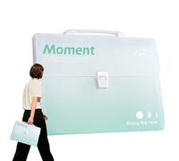 Organizador de Documentos - Caja de Archivo de Documentos,Sujetador de Carpeta Expansible, Accesorios de Organización para Escritorio de Hogar Oficina Viaje