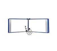 Organizador de documentos de pared, soporte para documentos montado en la pared, tamaño A4, carpeta de pared, A4 [8.26 x 11.69 pulgadas] 10 bolsillos, unido a dispositivo de metal (color: rojo, tamaño