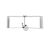 Organizador de documentos de pared, soporte para documentos montado en la pared, tamaño A4, carpeta de pared, A4 [8.26 x 11.69 pulgadas] 10 bolsillos, unido a dispositivo de metal (color: rojo, tamaño