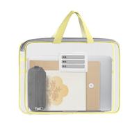 Organizador de documentos importante, con asa de malla con cremallera, organizador de archivos de viaje, para aula, escuela, estudiantes, profesores, viajes, hogar, oficina, exámenes de trabajo