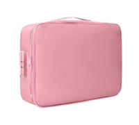 Organizador de documentos resistente al fuego, portátil, resistente al fuego, con cerradura, cajas de almacenamiento plegables para viajes, portadocumentos, almacenamiento de archivos con bolsillos