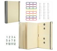 Organizador de documentos tipo folio, organizador de carpetas If I Die Folder, carpeta de emergencia de vida, carpeta de archivos expandible para guardar certificados, cartas, pasaportes