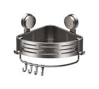 Organizador de ducha con | de estante de baño con soporte de succión en triángulo | Estante de pared que ahorra espacio para bañera sofá cama inodoro | Almacenamiento de jabón de