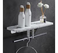 Organizador de ducha montado en la pared, elegantes estantes flotantes para almacenamiento de baño y cocina, organizador que ahorra espacio para toallas, cosméticos y botellas de condimentos