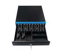 Organizador de Efectivo, Espacioso y Estable, Cajón de Efectivo, Almacenamiento de Monedas, Tres Formas de Abrir, Ranura Adicional, Acero Resistente, HDWR HD-KW43