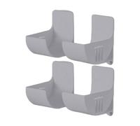 Organizador de embalaje de cocina, 4 barras de almacenamiento de pegamento, soporte de película sin punzón, dispensador de bolsas de basura para frigorífico, pared lateral, uso doméstico y doméstico