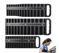 Organizador De Enchufes Para Cajón De De Herramientas - Bandeja Compacta De 29 × 10 Cm, Soporte Magnético De ABS, Diseño Mejorado Con Agarre Fuerte Para Cambios Rápidos De Enchufes | Estante De A