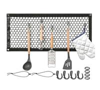 Organizador de equipaje elástico, red elástica para maletero, de almacenamiento de red, red de vehículos grande, gestión de carga de automóviles con agarre seguro, solución de almacenamiento