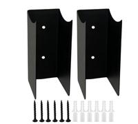 Organizador de escoba y fregona para pared, 2 piezas de acero antideslizante para montaje en pared, organización de herramientas de garaje, para césped, jardín, patio, tienda al aire libre, ferretería