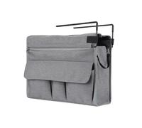 Organizador de escritorio con abrazadera, organizador de mesa auxiliar | organizador de almacenamiento lateral de escritorio, cesta de archivos, bolsa de almacenamiento de escritorio para objetos