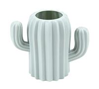 Organizador de escritorio con forma de cactus, lapicero para escritorio, soporte para lápices, divertido organizador para escritorio, divertido bote para bolígrafos talla única verde