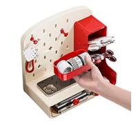 Organizador de escritorio de tablero, organizador de escritorio, organizador de escritorio, organizador de escritorio, tablero de clavijas para estudio y oficina, sin taladrar, para guardar gritos