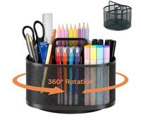 Organizador de Escritorio Giratorio, Lapicero Portalapices Desk Organizer